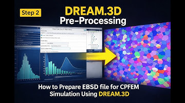 CPFEM Step 2: How to Build EBSD-Based RVEs in Dream3D for CPFEM & Fatigue Modeling