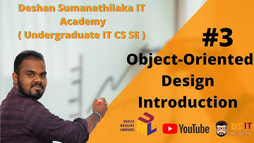 UML 3 :  Object-Oriented Design Introduction Explained in Sinhala - Undergraduate IT SE CS