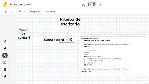 Prueba de escritorio