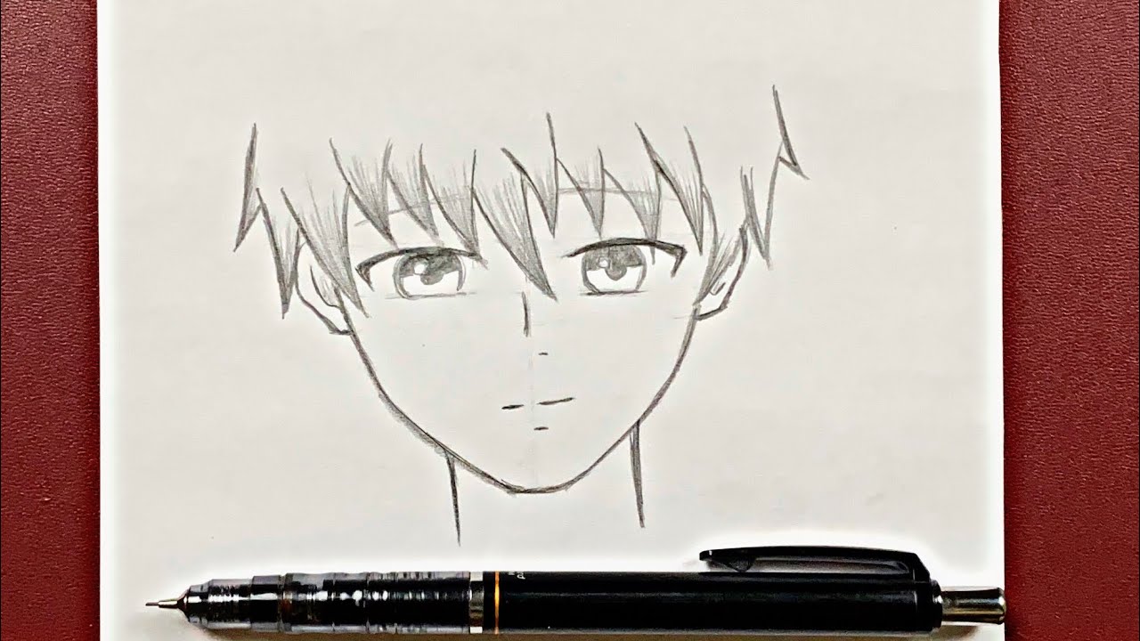Easy To Draw | How To Draw Anime Boy Step-By-Step - Youtube