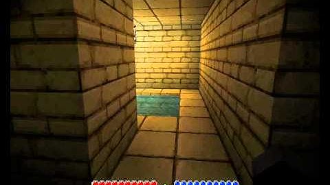 Minecraft adventure map, trap test.