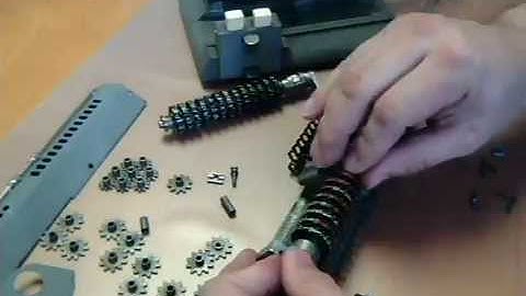 Assembling vintage Odhner mechanical calculator