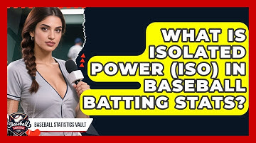 What Is Isolated Power (ISO) In Baseball Batting Stats? - Baseball Statistics Vault