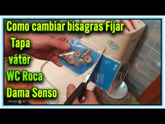 How to change hinges Fix Toilet Cover WC Roca Dama Senso AI0002100R 🚽🚽💡  