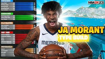 GAME-BREAKING “JA MORANT” BUILD IS ONE OF A KIND in NBA 2K23! INSANE DEMIGOD BUILD