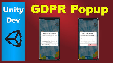 How To Create GDPR Popup in Unity  using  UI Toolkit