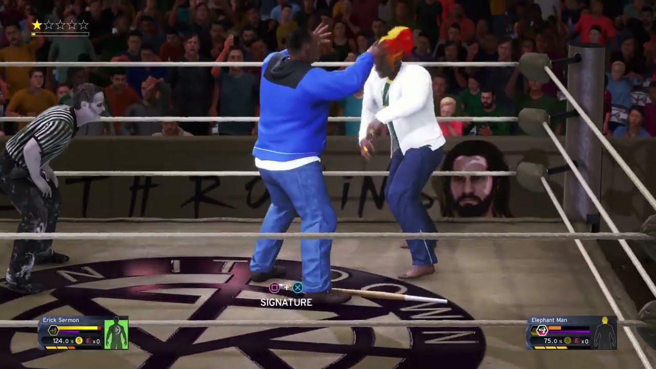 Def Jam Wrestling 2K20 - Erick Sermon vs Elephant Man - The Heights