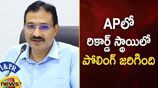 AP Polling Percentage: Press Conference by AP Chief Electoral Officer Mukesh Kumar Meena | AP News