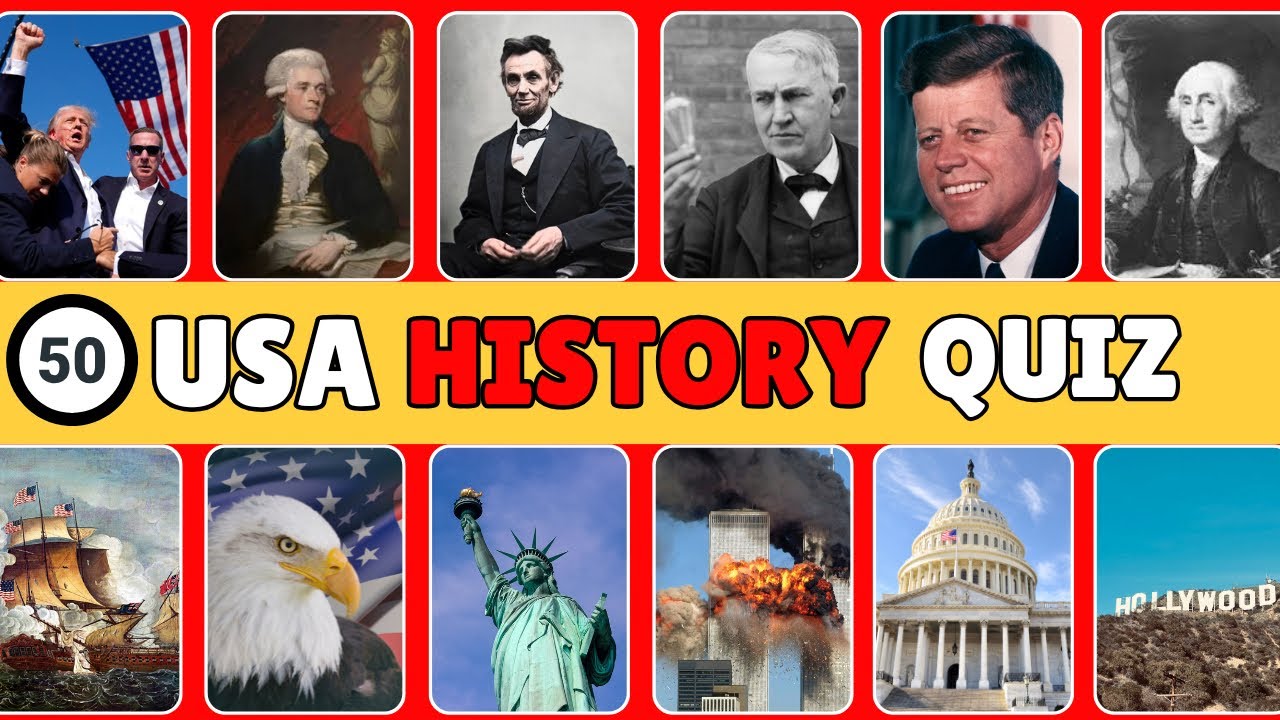 How Well Do You Know the America 🇺🇸 ? 50 American Questions - YouTube