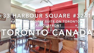 33 Harbour Sq #3241 Toronto | Rare Luxury Two-Storey Condo on Toronto's Harbourfront For Sale