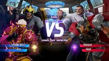 Requested MARVEL VS. CAPCOM: INFINITE Frank West and Ryu Arcade Gameplay