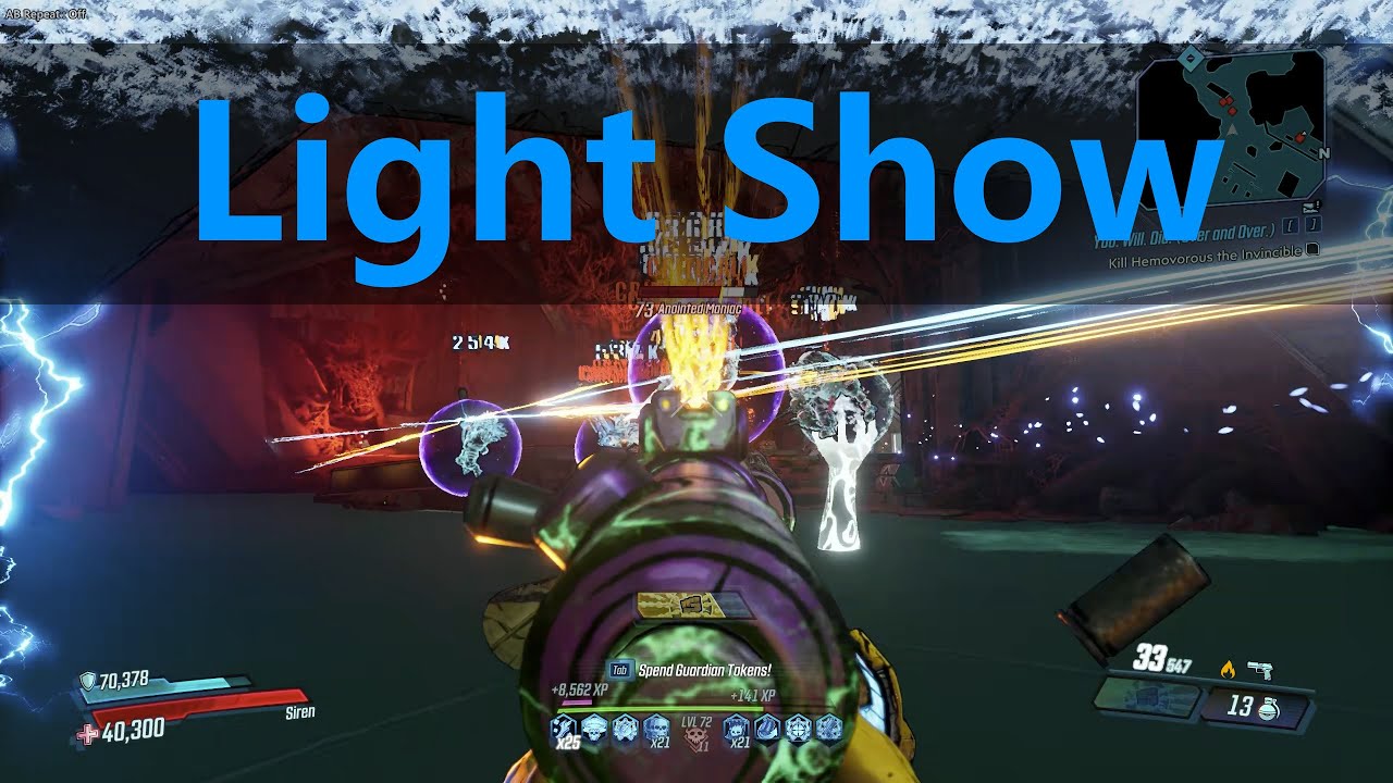 Borderlands 3 Light Show