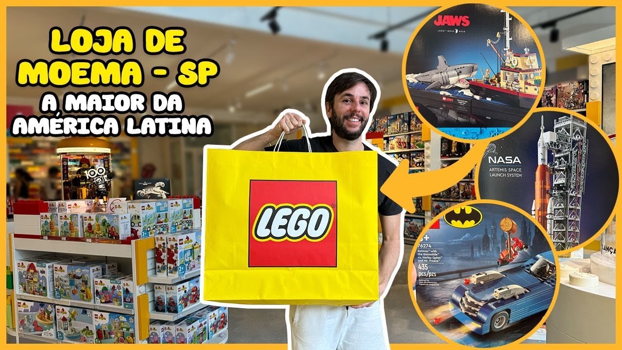 Loja LEGO Moema Setembro 2024, Tour completo
