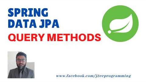 Spring Data JPA Query Methods