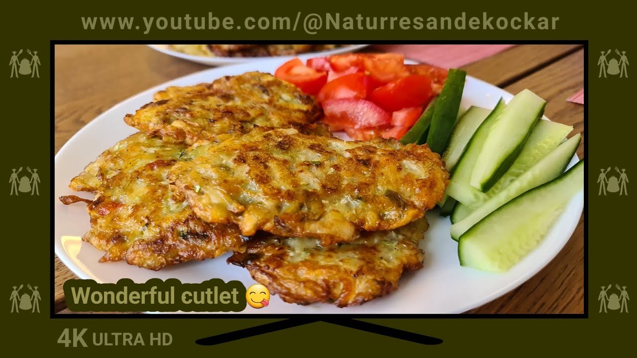 Potatochicken cutlet our home cooking method YouTube