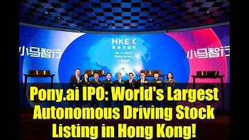Pony.ai IPO: World