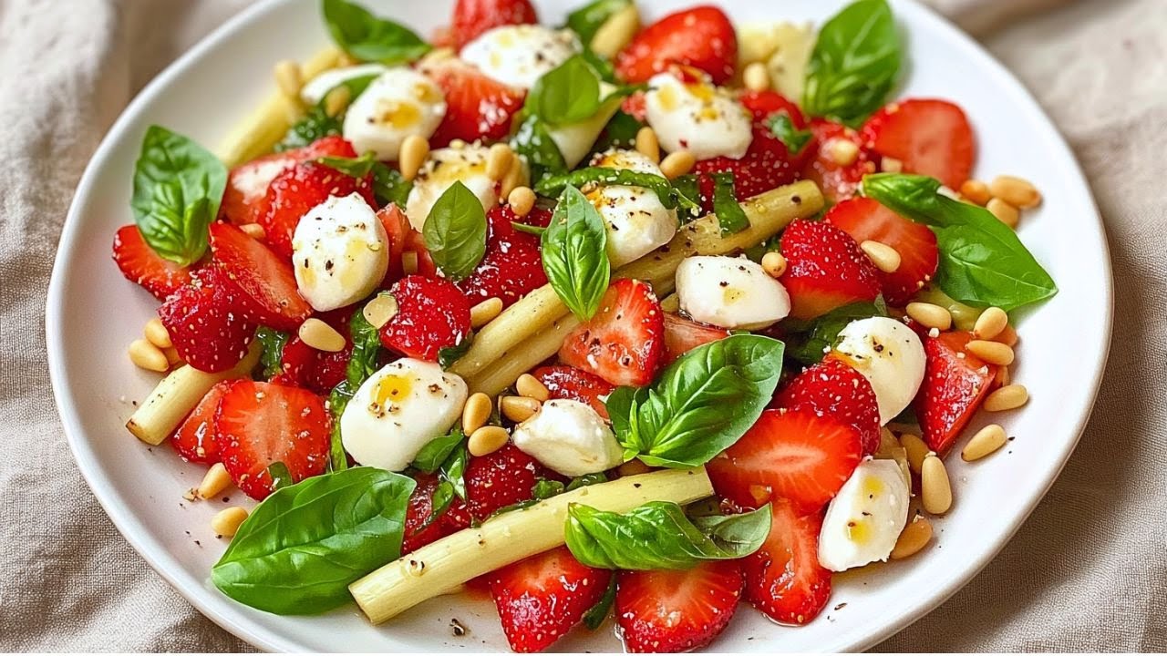 Erdbeeren Mit Basilikum