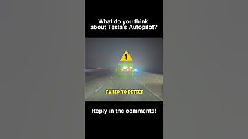 Tesla Autopilot FAILS to Detect Emergency Vehicle! 🚘⚡🔥 #shorts