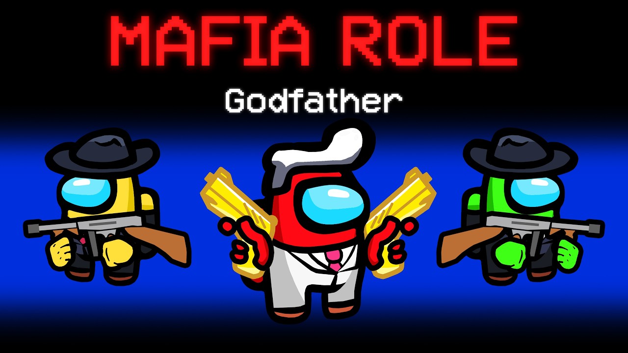 Among Us 6,700 IQ MAFIA ROLES with 3 IMPOSTERS!