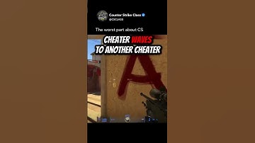 Cheaters waving at each other