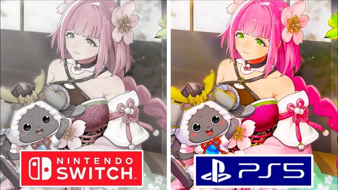 Rune Factory Guardians of Azuma PS5 vs Nintendo Switch Graphics