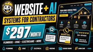 Website + AI Systems for Plumbers, HVAC, Electricians & More | $297/Month
