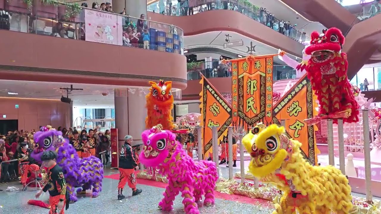 【舞獅獻瑞  祥獸迎春】#郭氏功夫金龍醒獅團  (2025.2.8) 年初十一 乙巳蛇年