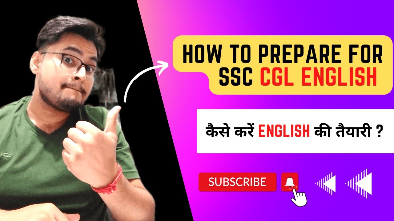 HOW TO PREPARE FOR SSC CGL ENGLISH || कैसे करें ENGLISH की तैयारी ? # ...