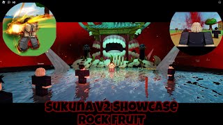 How to get and King of Curse (Sukuna V2) Showcase | Rock Fruit