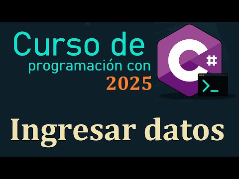 C# COURSE FROM ZERO 2025 | ENTERING DATA INTO A PROGRAM video(11)