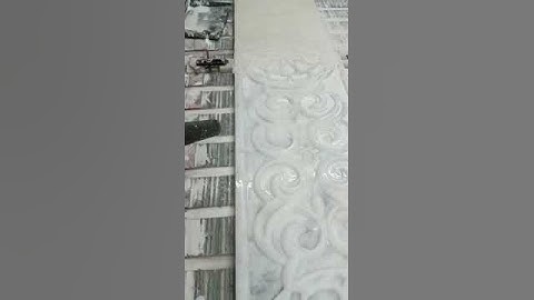 3D Carving on Onix white Marble #gszone #artcam #design #furniture #marble