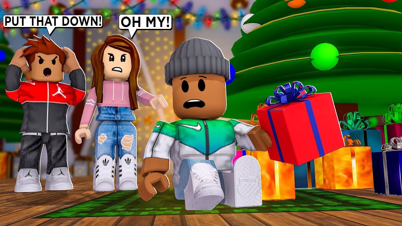 My Parents Caught Me Opening Christmas Gifts Roblox Youtube