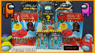 AMONG US MONDAY! Which One is SUS? Mystery Capsule Micro Figures Blind Box Blind Bags Keychains
