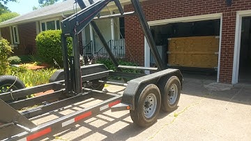 MAXXD  Roll-off Dump FLATBED WALLS REMOVAL PART 1