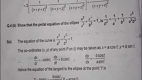 (2016)B.A / B.Sc 1st year Mathematics ( Calculus ) CCSU