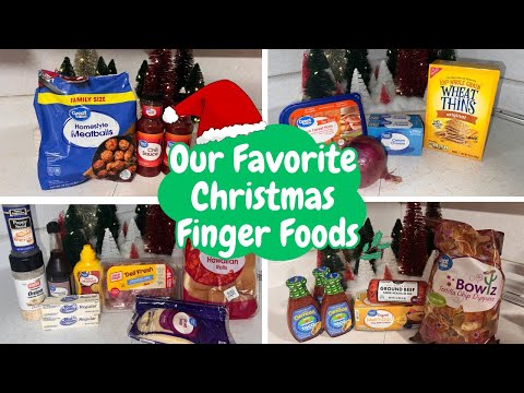 Our Top 4 EASY DELICIOUS Christmas Finger Foods Christmas Party Appetizers