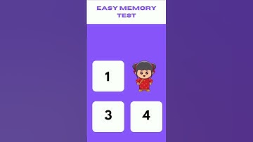 Easy Visual Memory Test #shorts  #short  #viral  #trending