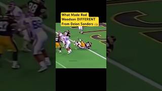 What Made Rod Woodson DIFFERENT From Deion Sanders 👑 #NFL
