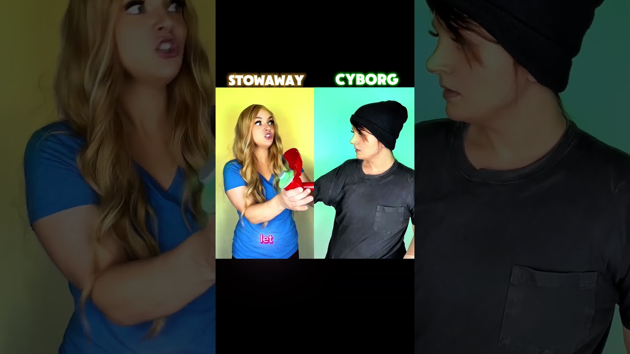 POV: the stowaway meets a cyborg! 