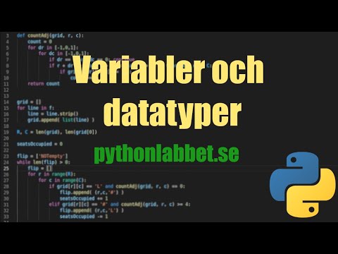 Video: Är lista en datatyp i Python?