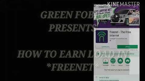 How to setup your "freenet app" to earn free load