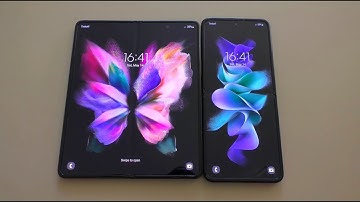 Samsung Galaxy Z Fold3 vs Galaxy Z Flip3 Boot animation