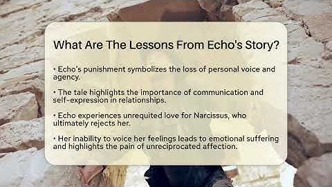 What Are The Lessons From Echo