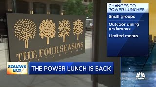 The power lunch makes a comeback in New York City