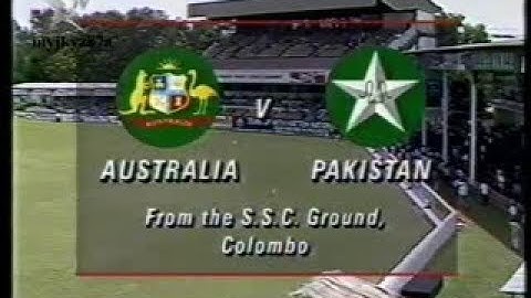 Match Highlights : Pakistan Vs Australia - Singer world Series 1994