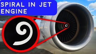 Why Spirals In the Jet Engine? | Engine Spinners spirals Explained| FLY WINGS