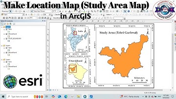 How to Make Location Map in ArcGIS | Highlight State & District | ArcGIS Tutorial for Beginners |