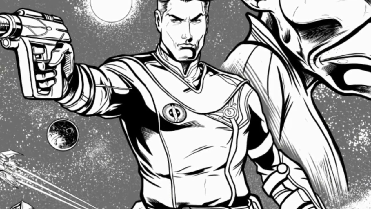 Dan Dare Old sci-fi comics QuickDraw