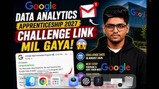 Google Apprenticeship 2027: CHALLENGE LINK MIL GAYA! 😱 | Data Analytics