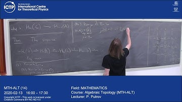 Algebraic Topology (MTH-ALT) Lecture 14